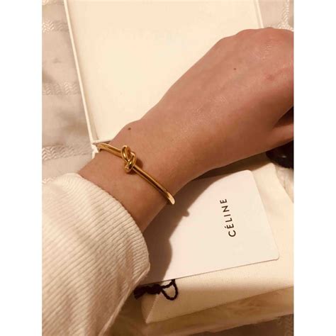 bracelet celine knot|second hand celine bracelets.